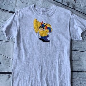 Disney character embroidered on T-shirt